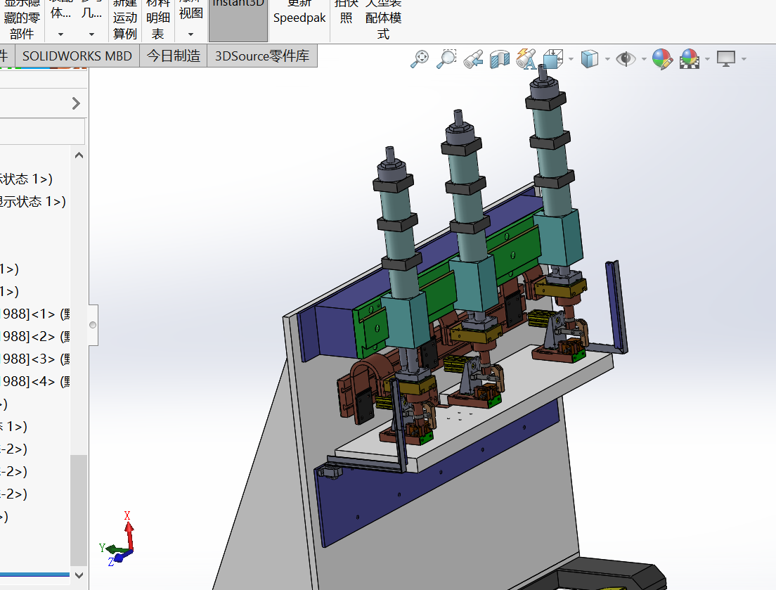 三工位焊接工作台sw18