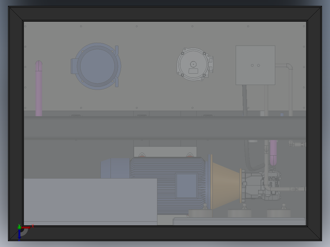 移动式液压配电泵sw17俯视图