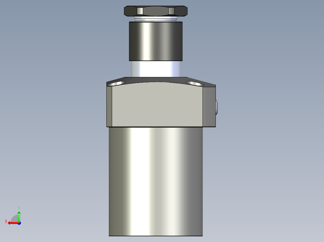 KOSMEKLHS1050-GR-Y30多系列多零件图纸模型后视图