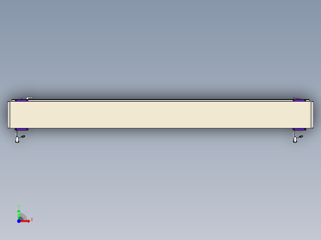 威洛博VL系列直线电机模组-2VL22H1-S2150前视图