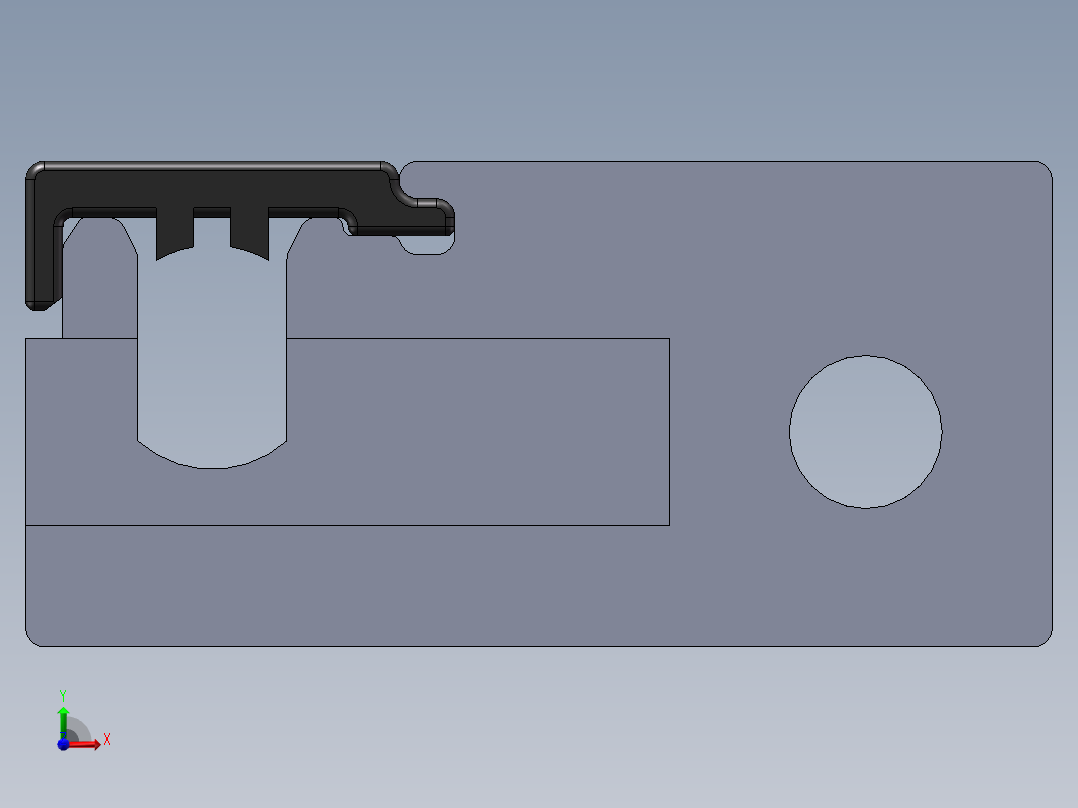 铝型材及其附件8.51.01B-R前视图