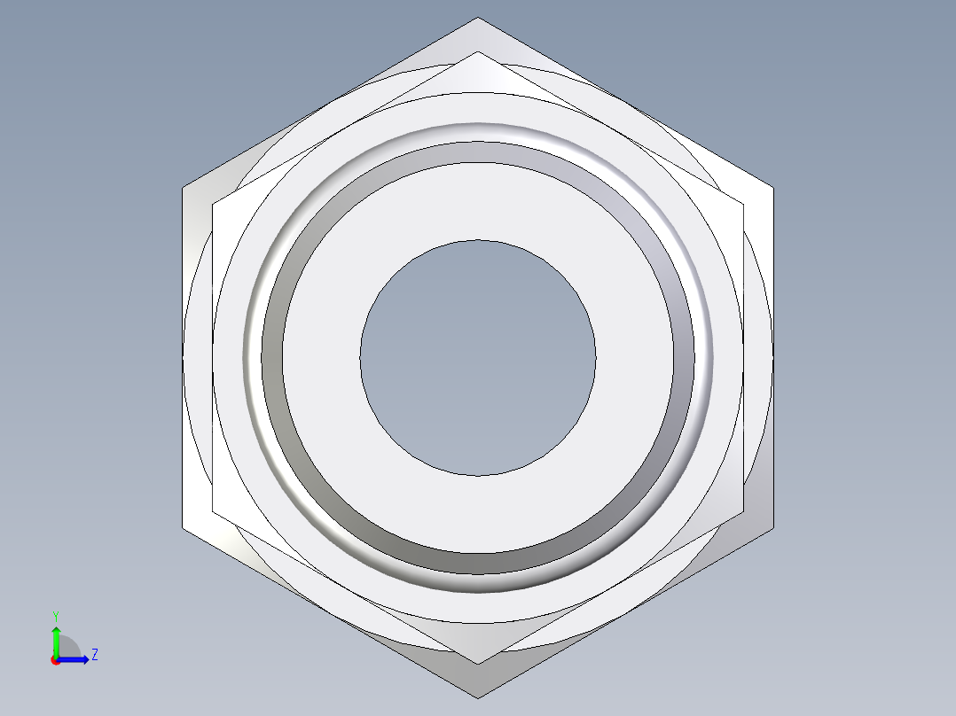 卡套式工业通用硬管接头EO_Male_Stud_connector_GEO16SMCF左视图