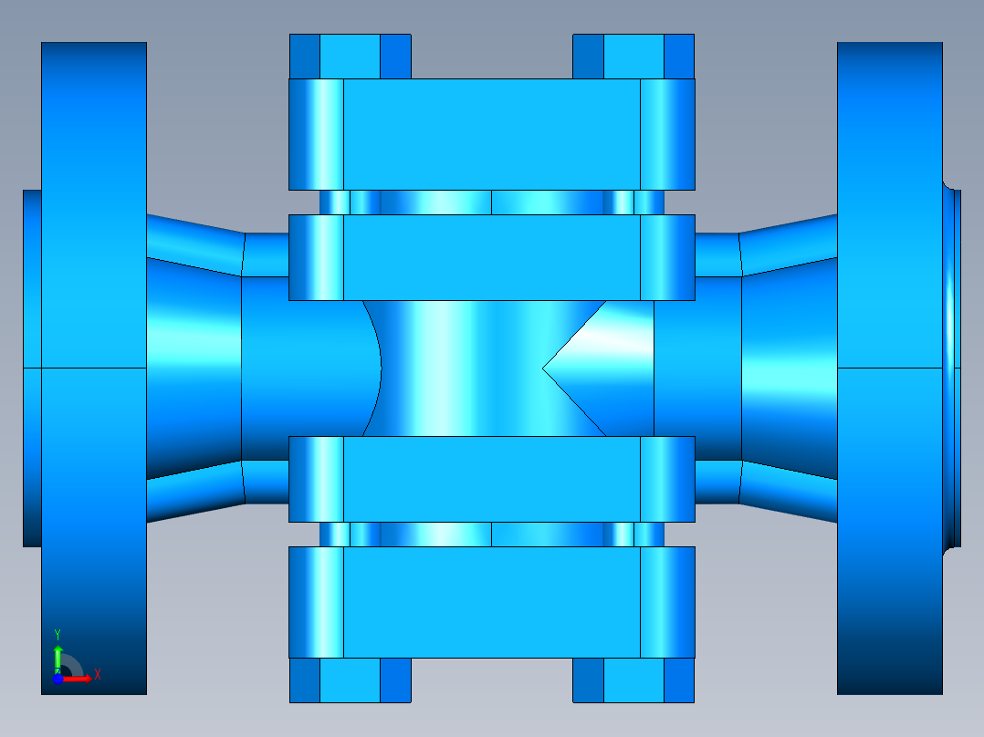 阀门模型-DN20___前视图