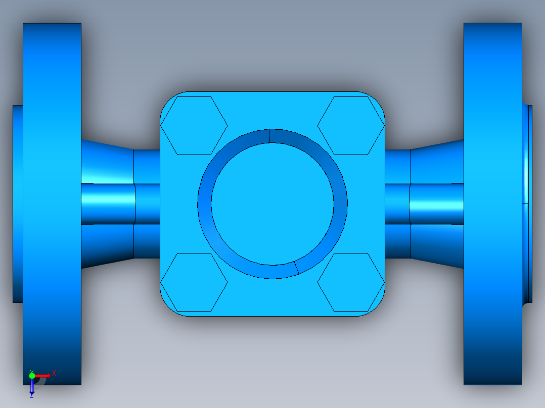 阀门模型-DN20___俯视图