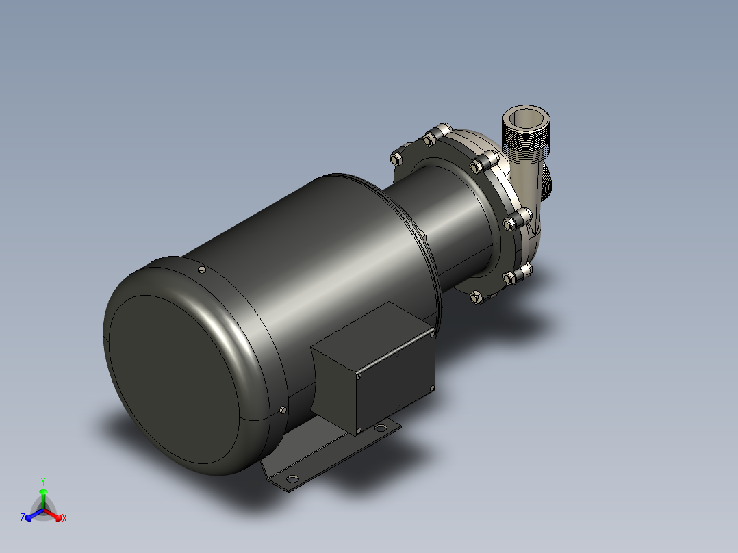 BOMBA 进行曲 - 泵正等轴测图