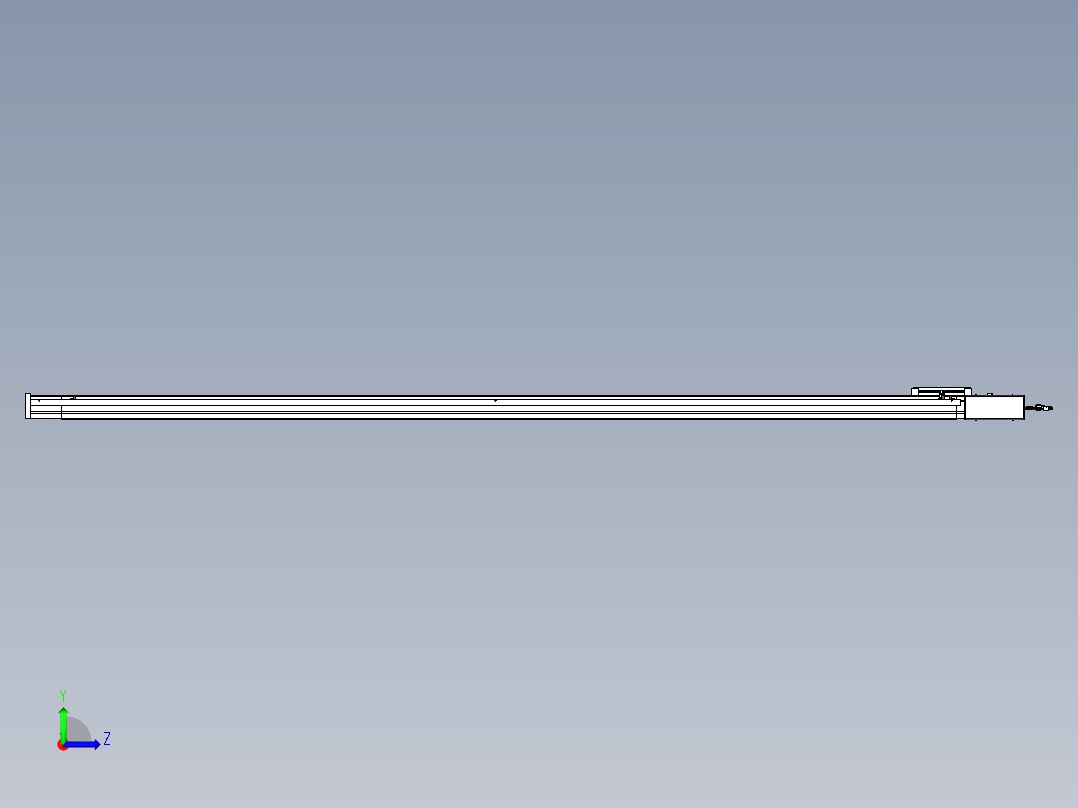 威洛博LB.GB同步带传动--欧规系列LB6A-L65-S2350-BR左视图