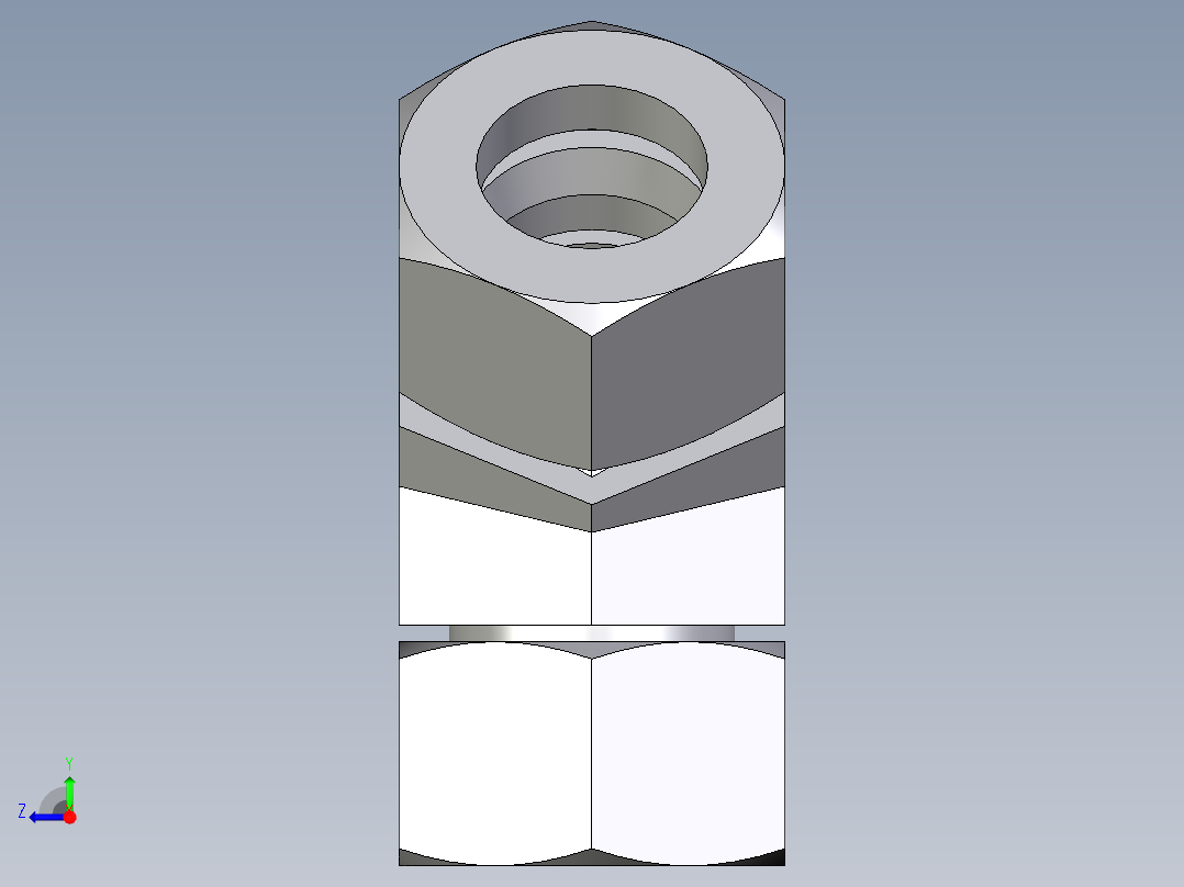 卡套式工业通用硬管接头EO_Swivel_nut_45_deg_elbow_EV30SCF右视图