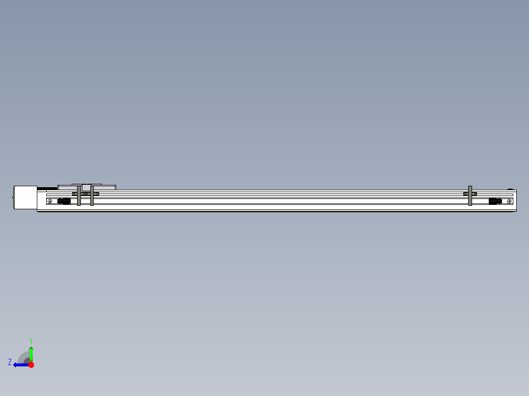 Toyo东佑达直线模组-ECH6-750-BR.igs右视图