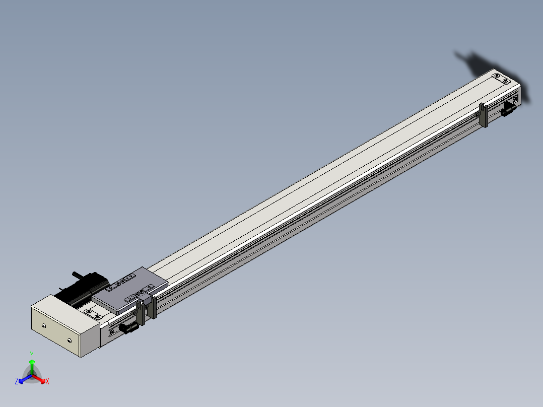 Toyo东佑达直线模组-ECH6-750-BR.igs正等轴测图