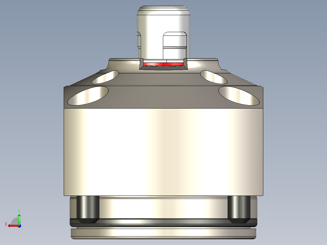 KOSMEKSFA2000-M1N-120多系列多零件图纸模型多系列多零件图纸模型后视图