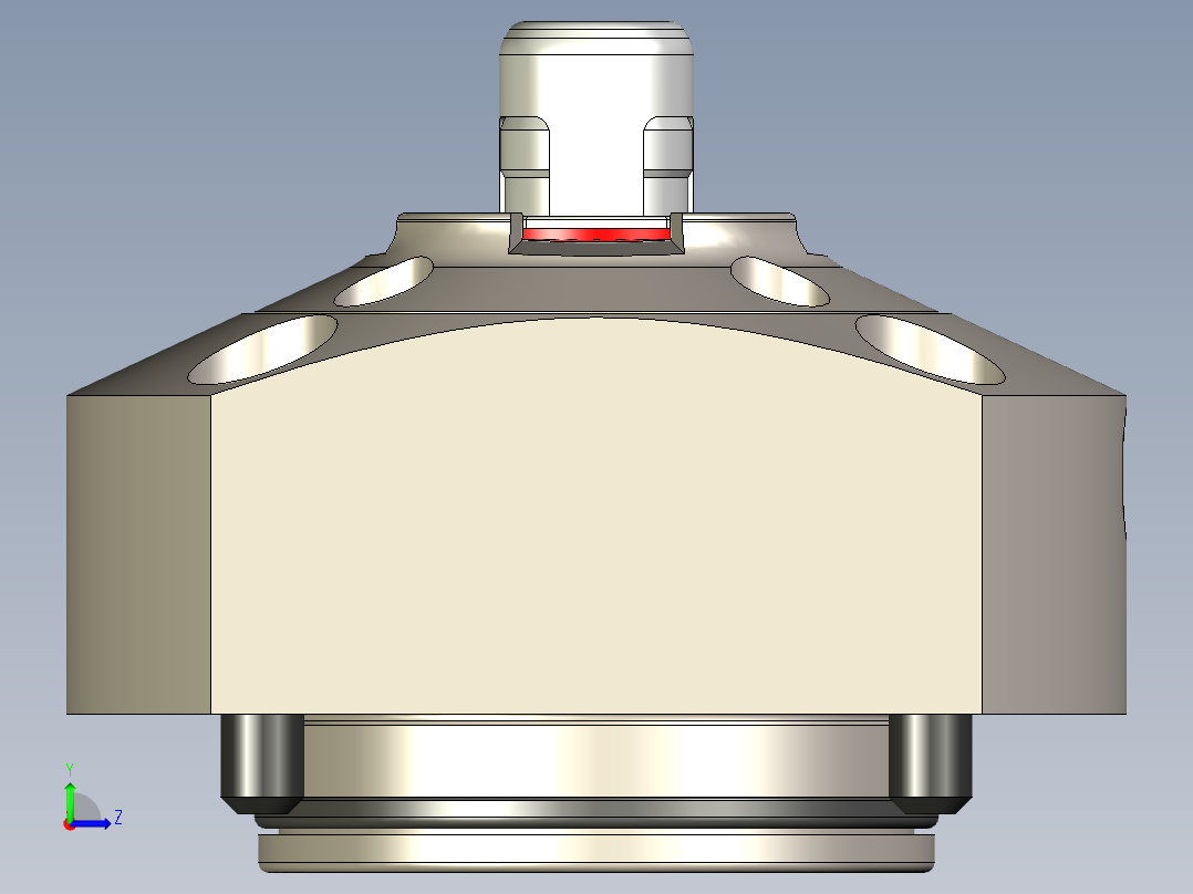 KOSMEKSFA2000-M1N-120多系列多零件图纸模型多系列多零件图纸模型左视图