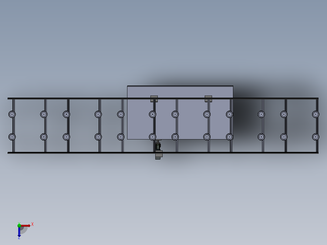 最终建模俯视图