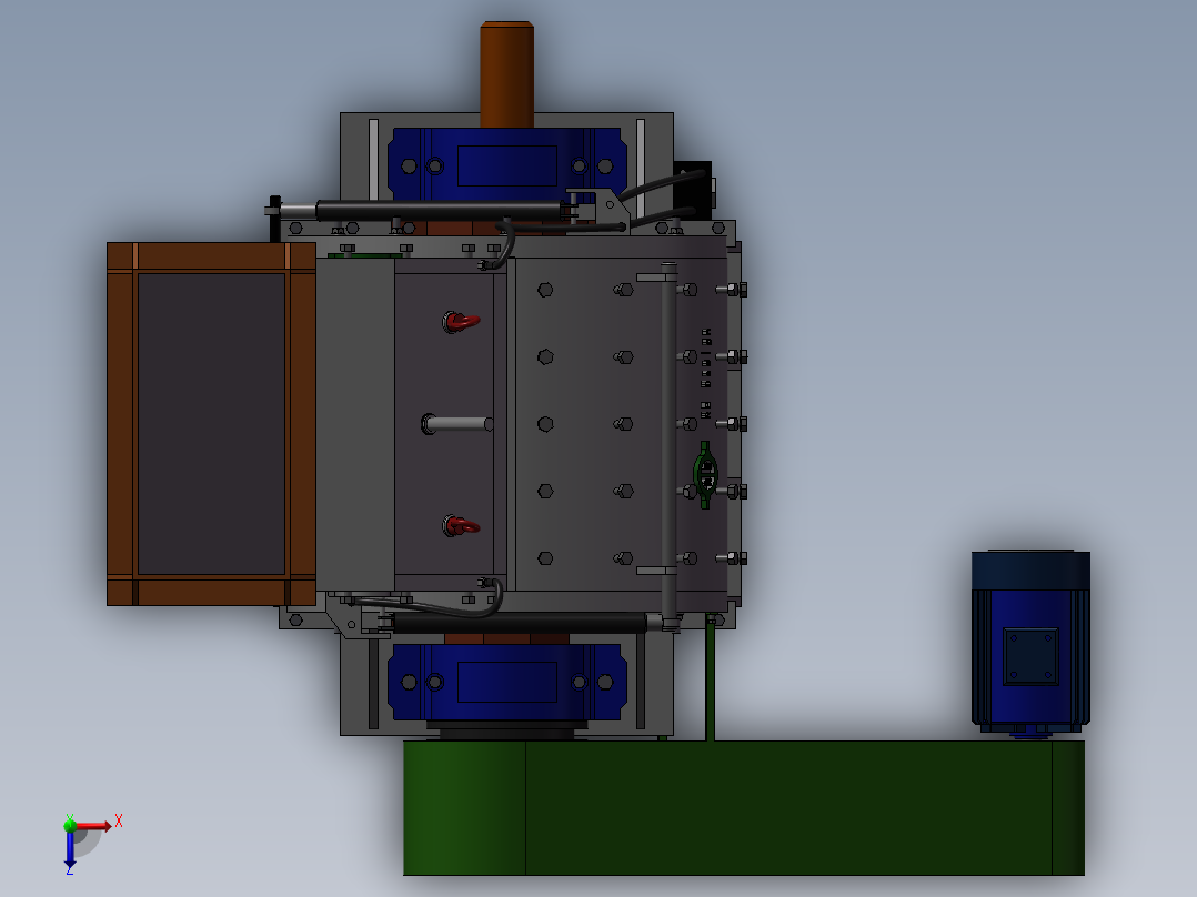 676粉碎机俯视图