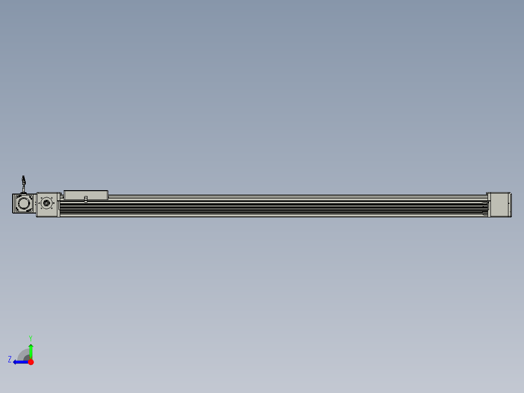 威洛博直线电机模组EB16-L208-S1800-BR-ZP75-MS3-5K右视图