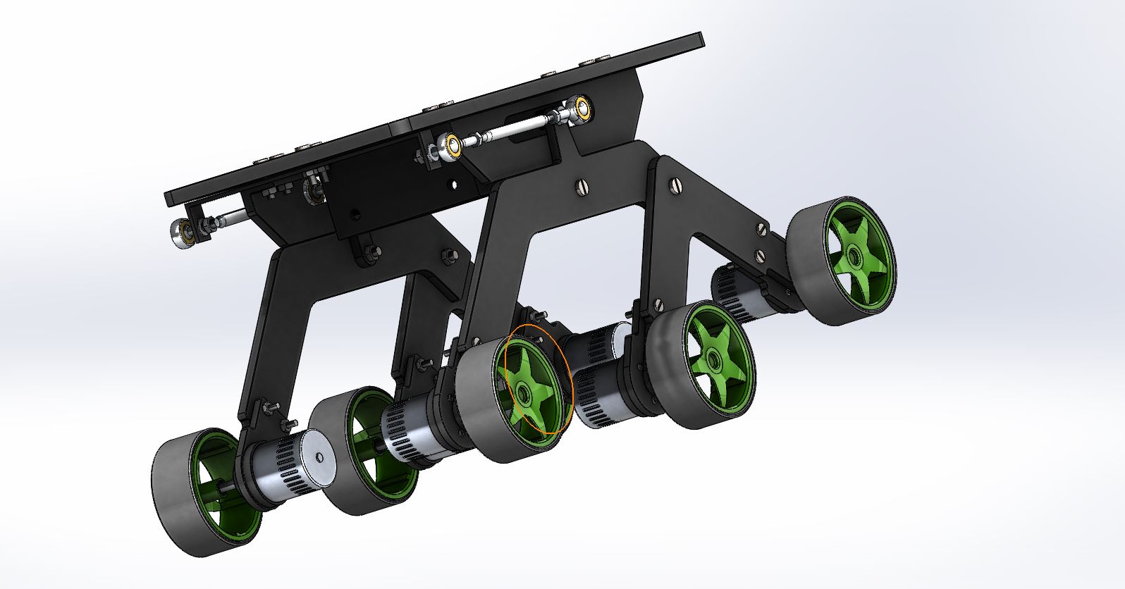 摇臂转向架机构