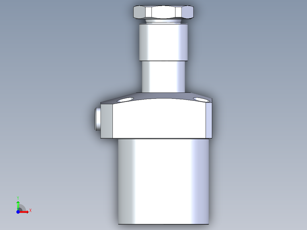 KOSMEKLHA0750-CL多系列多零件图纸模型前视图