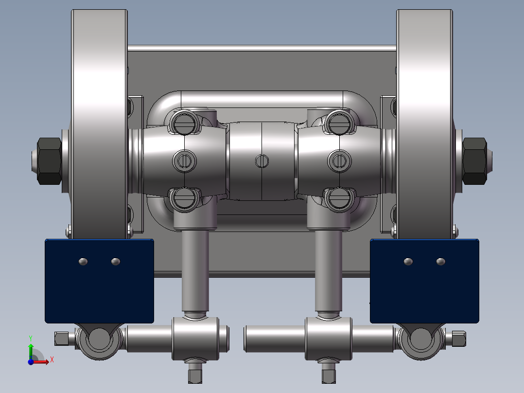 bench grinder砂轮机模型前视图
