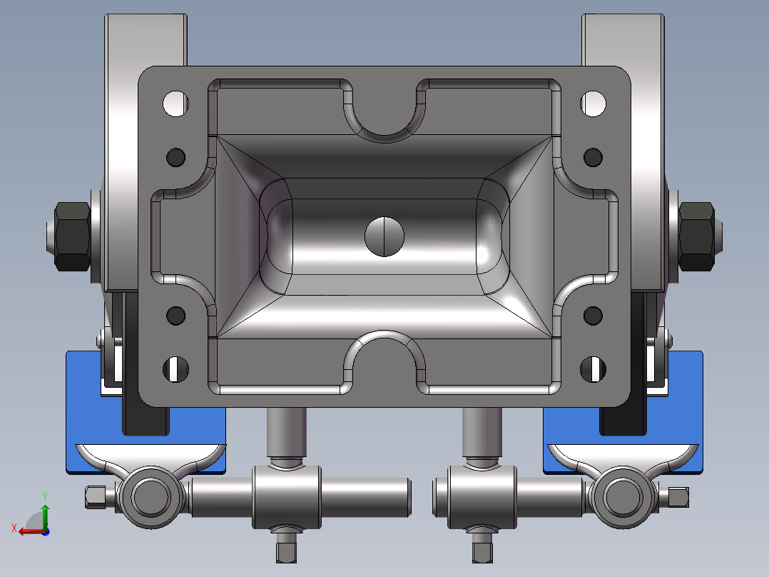 bench grinder砂轮机模型后视图