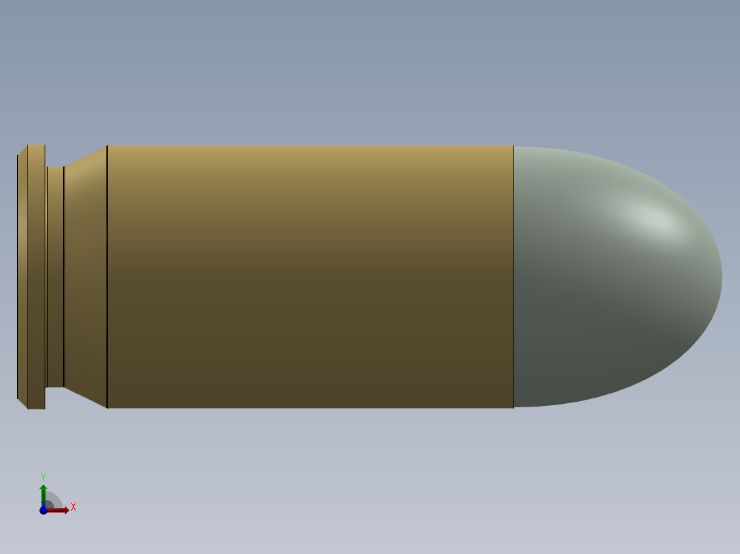 柯尔特1911年图纸前视图