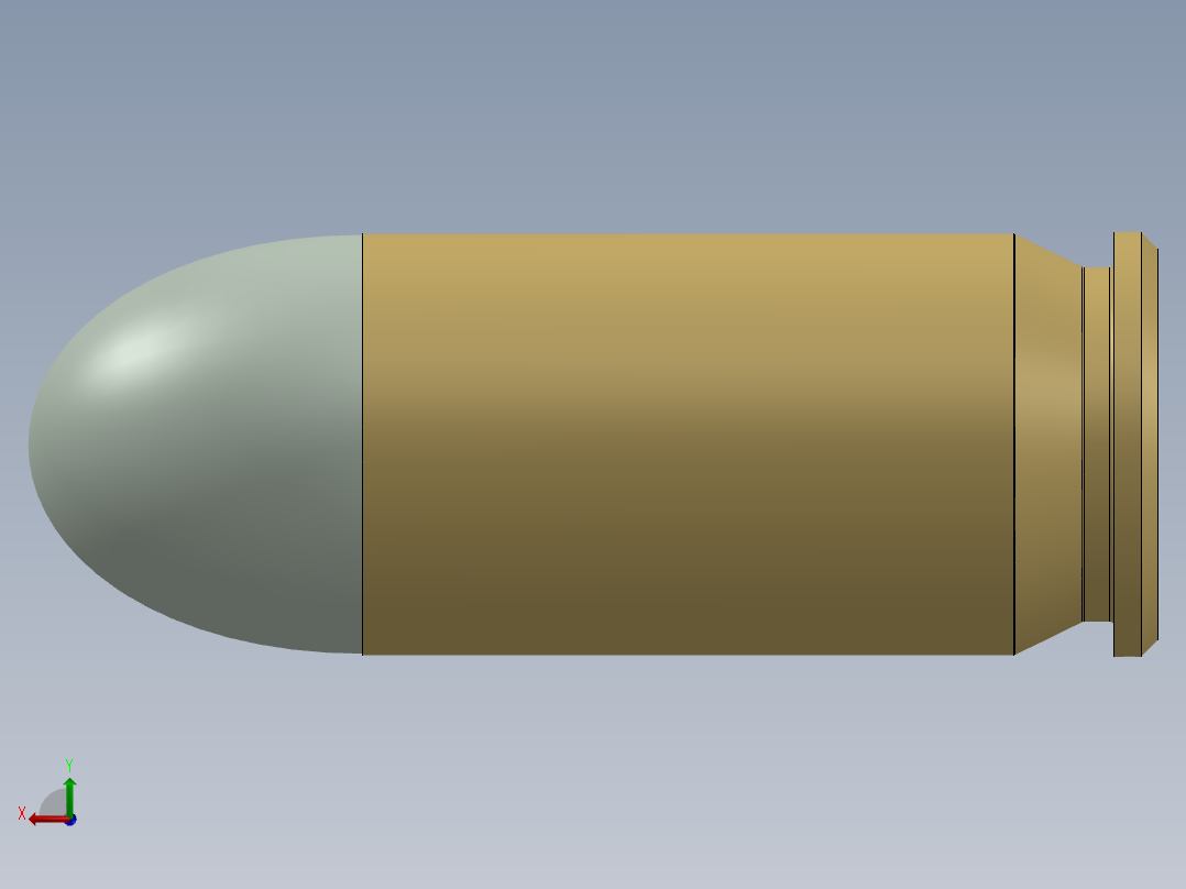 柯尔特1911年图纸后视图