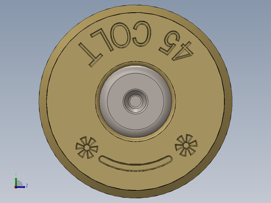 柯尔特1911年图纸左视图
