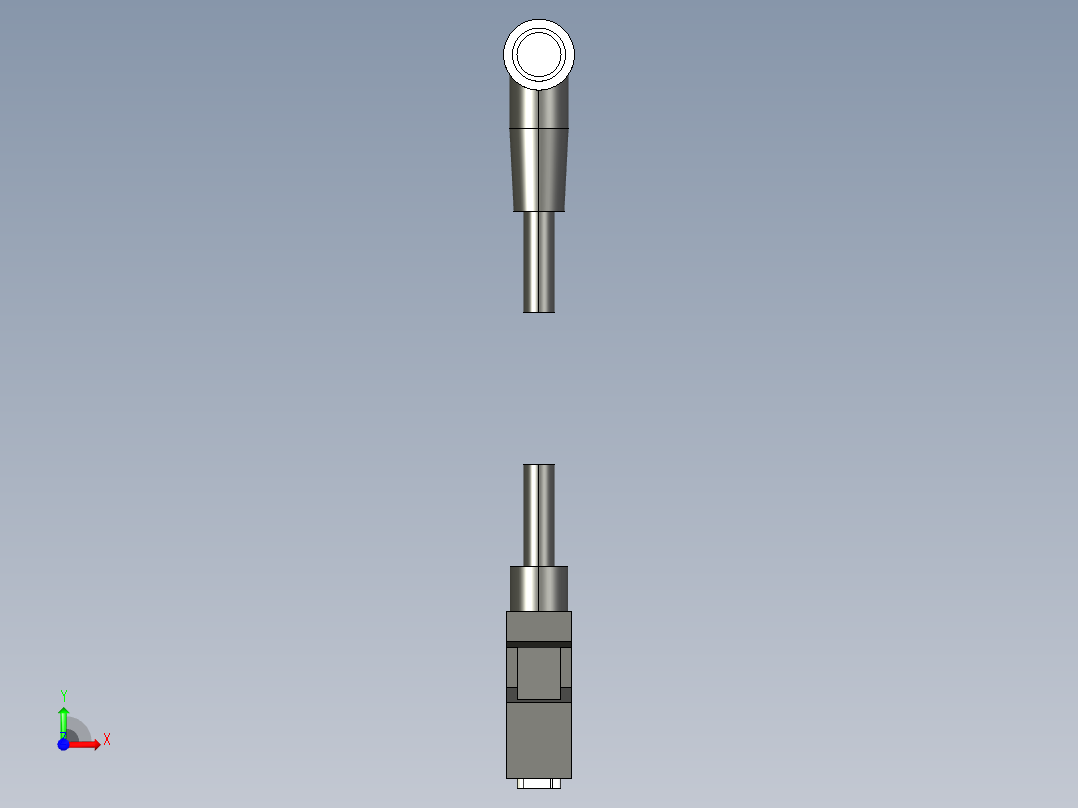 基恩士CA-CN3L_10L_17L_kc图纸模型前视图