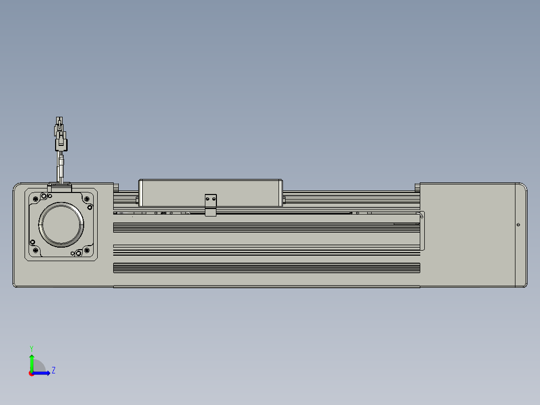 威洛博直线电机模组EB10-L224-S150-L-ZP75-MS3-5K左视图
