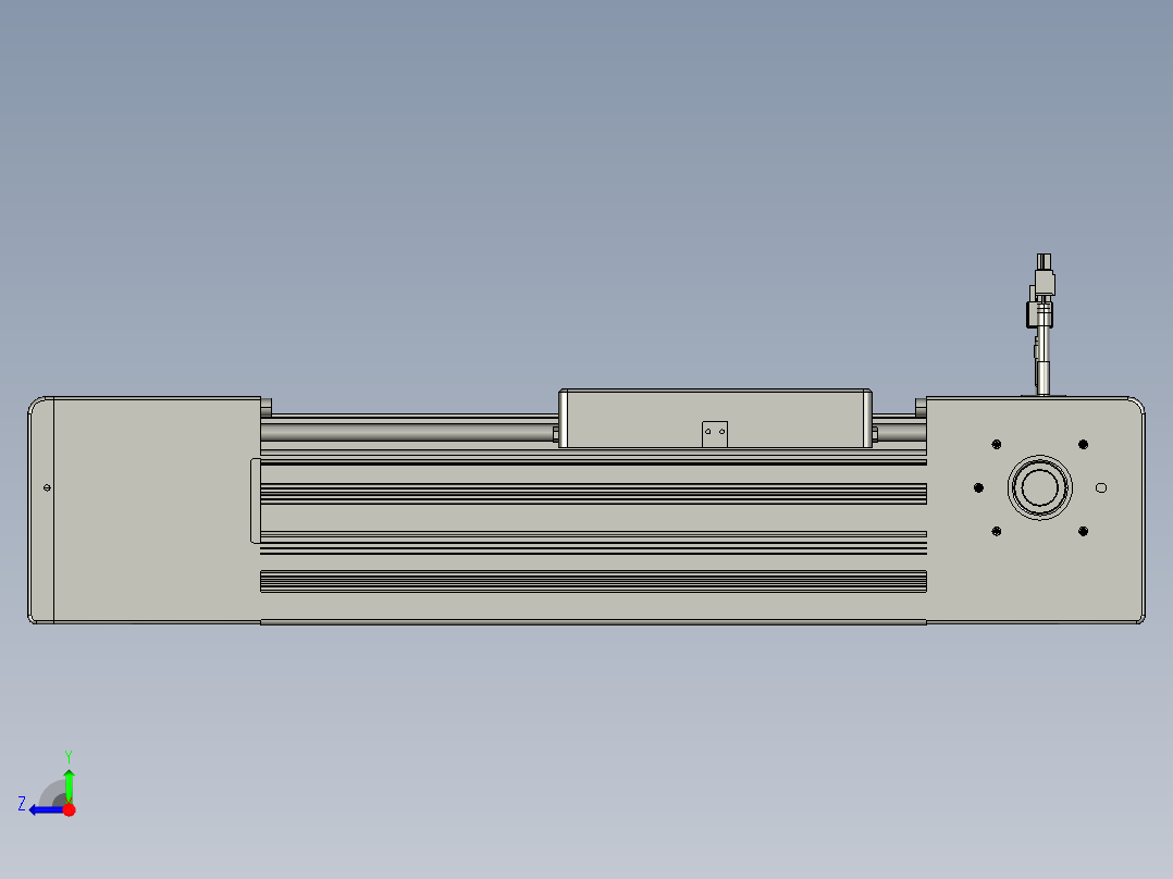 威洛博直线电机模组EB10-L224-S150-L-ZP75-MS3-5K右视图