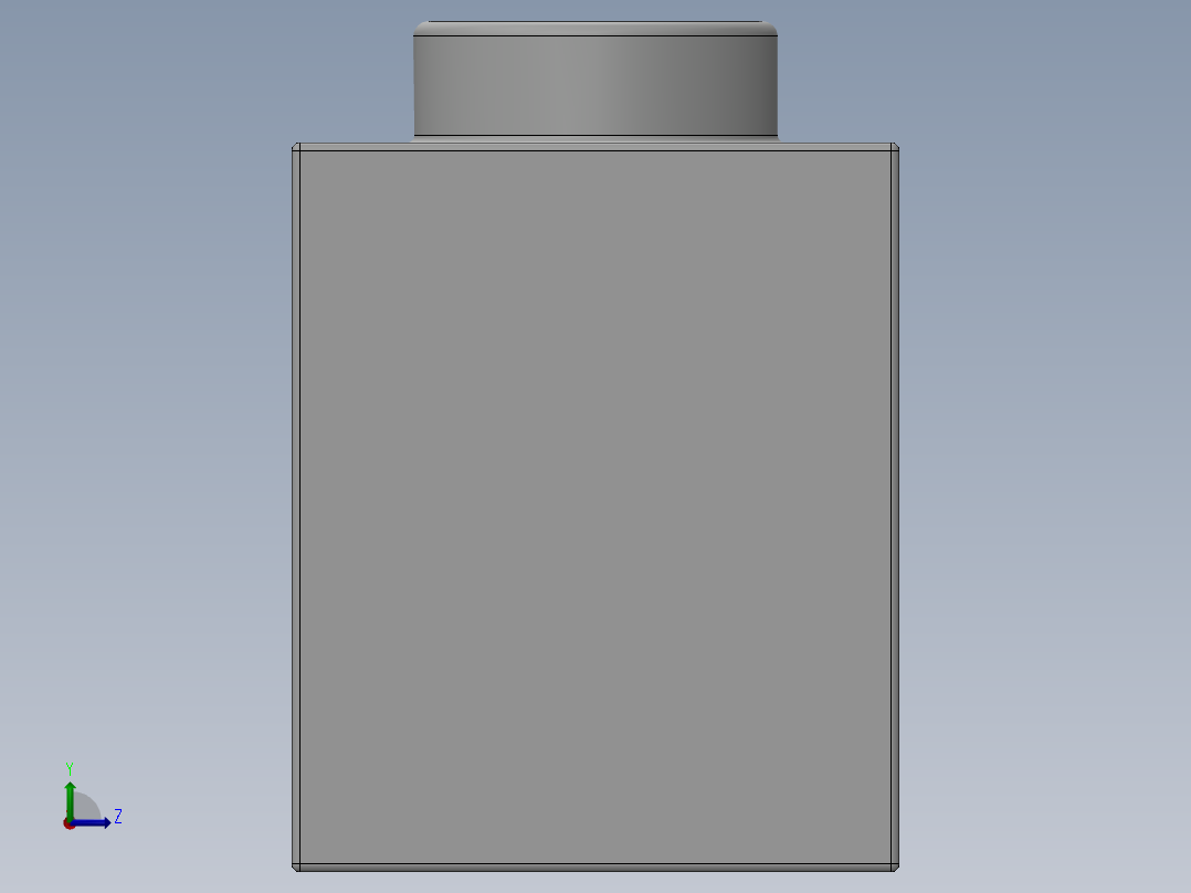 乐高机械组积木（横梁）-389401 White Technic Brick 1 x 6 with Holes左视图