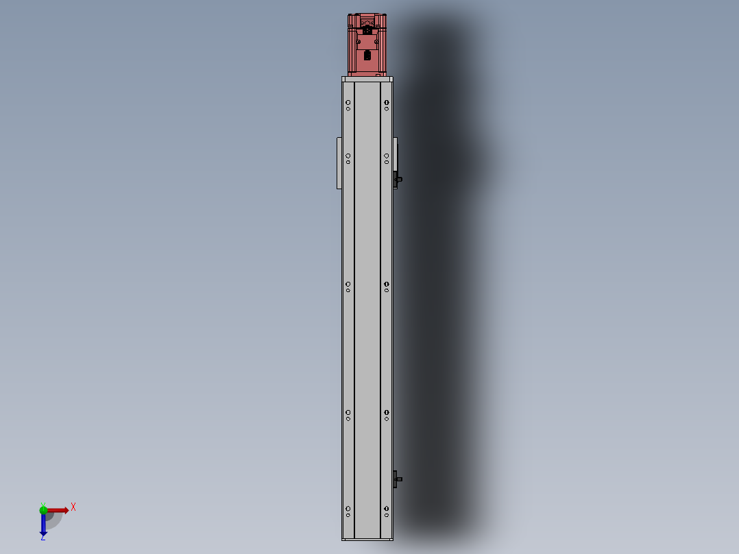 精密模组MY80S-T10-500L-P20B-BC-C4俯视图