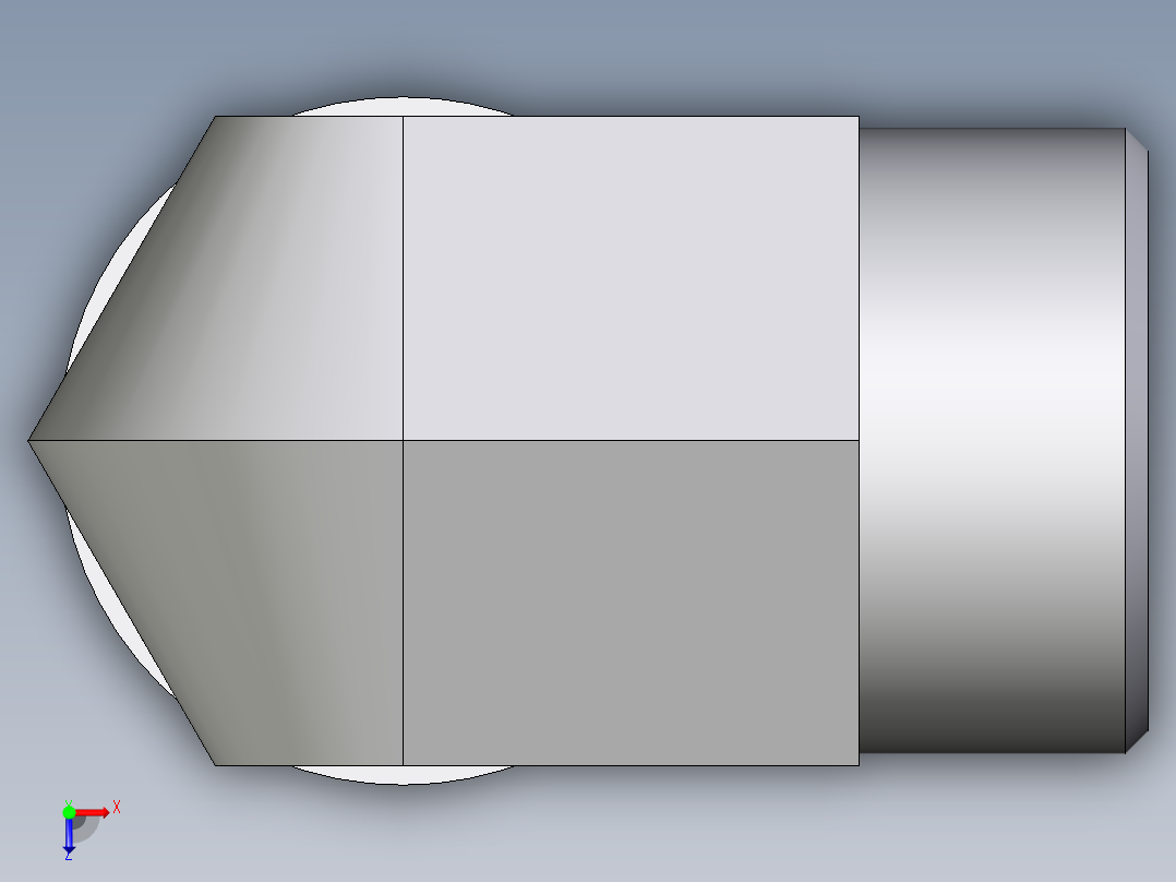 卡套式工业通用硬管接头EO_Adjustable_Locknut_elbow_WEE18LMOMDCF俯视图