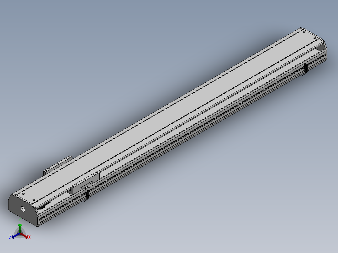 精密模组MY170-T10-1250L-M-P75B-C4-C正等轴测图