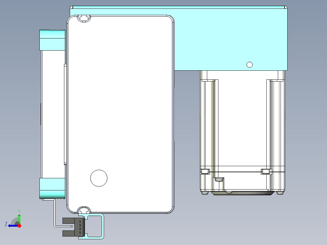 威洛博VBC同步带传动一无尘环境VBC14-L45-S150-BRD-ZP40-C3右视图