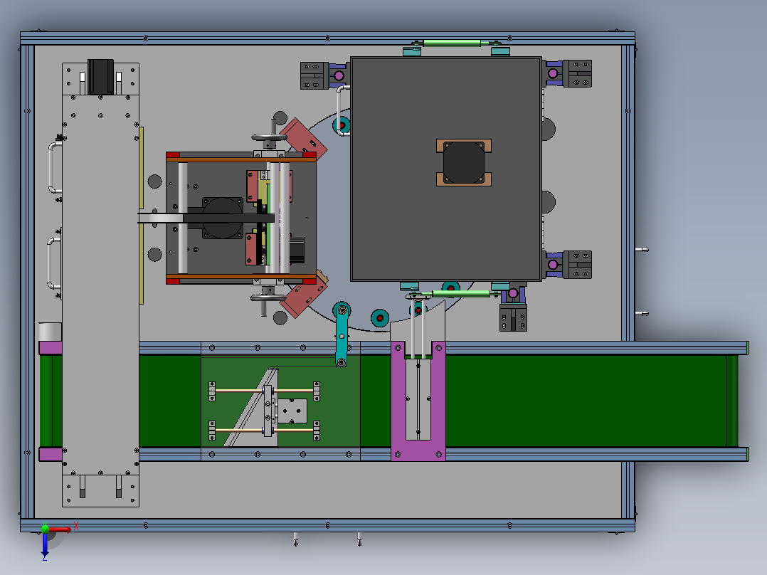 电池套热缩管俯视图