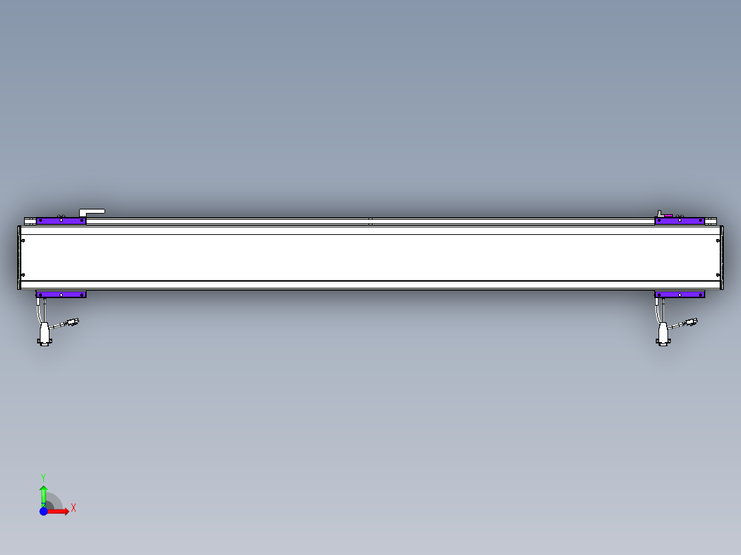 威洛博VL系列直线电机模组-2VL14S1-S1200前视图