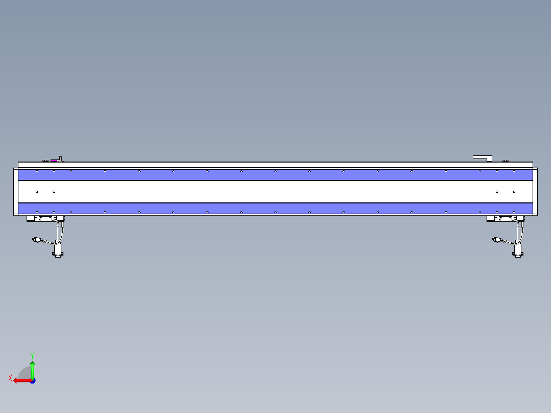 威洛博VL系列直线电机模组-2VL14S1-S1200后视图