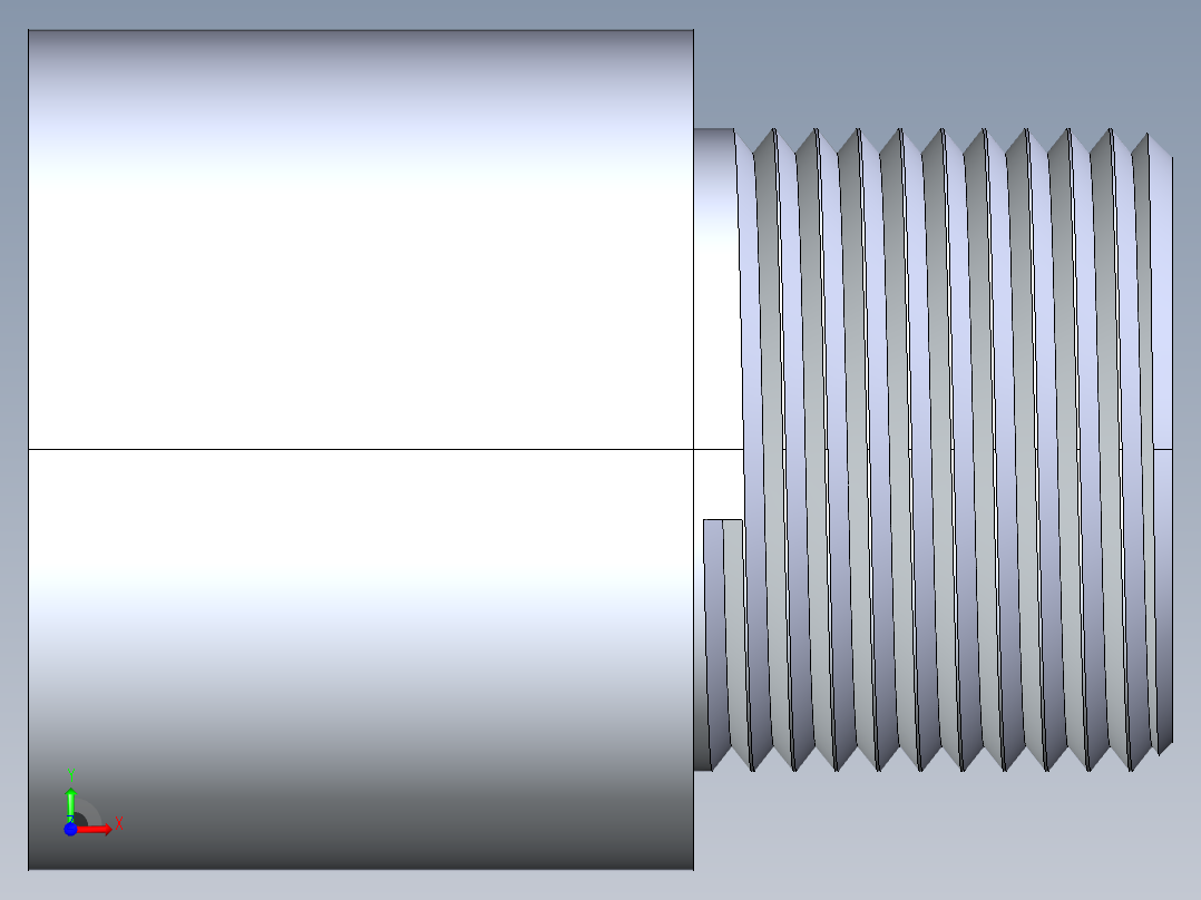 CPVC管件15-Sch80_MaleAdapter_SxMPT_9836-010 _1in前视图