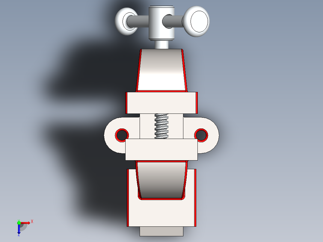 台钳 (45)俯视图