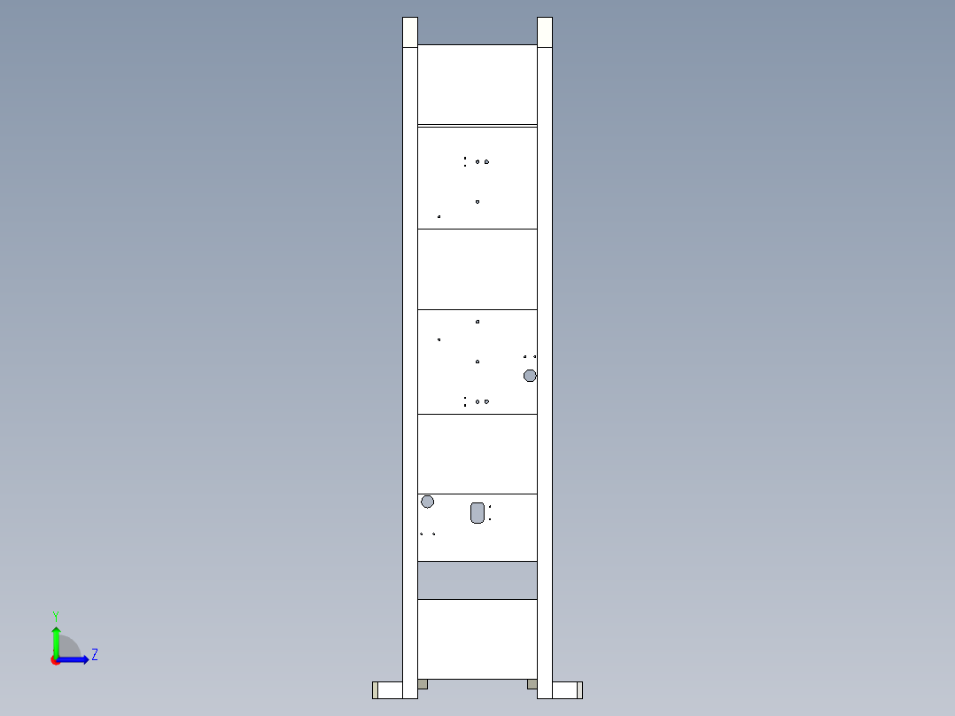 输入轴压入外管柱筒左视图