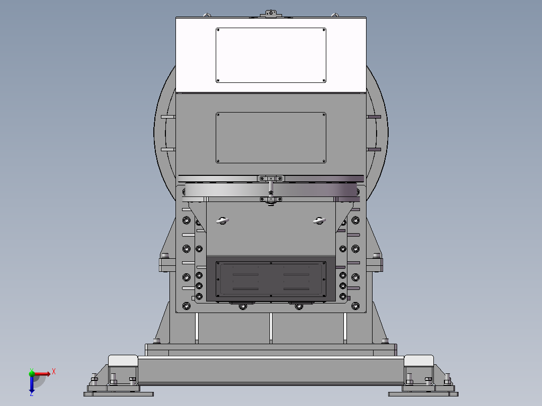 K3468-2T双轴变位机L型俯视图