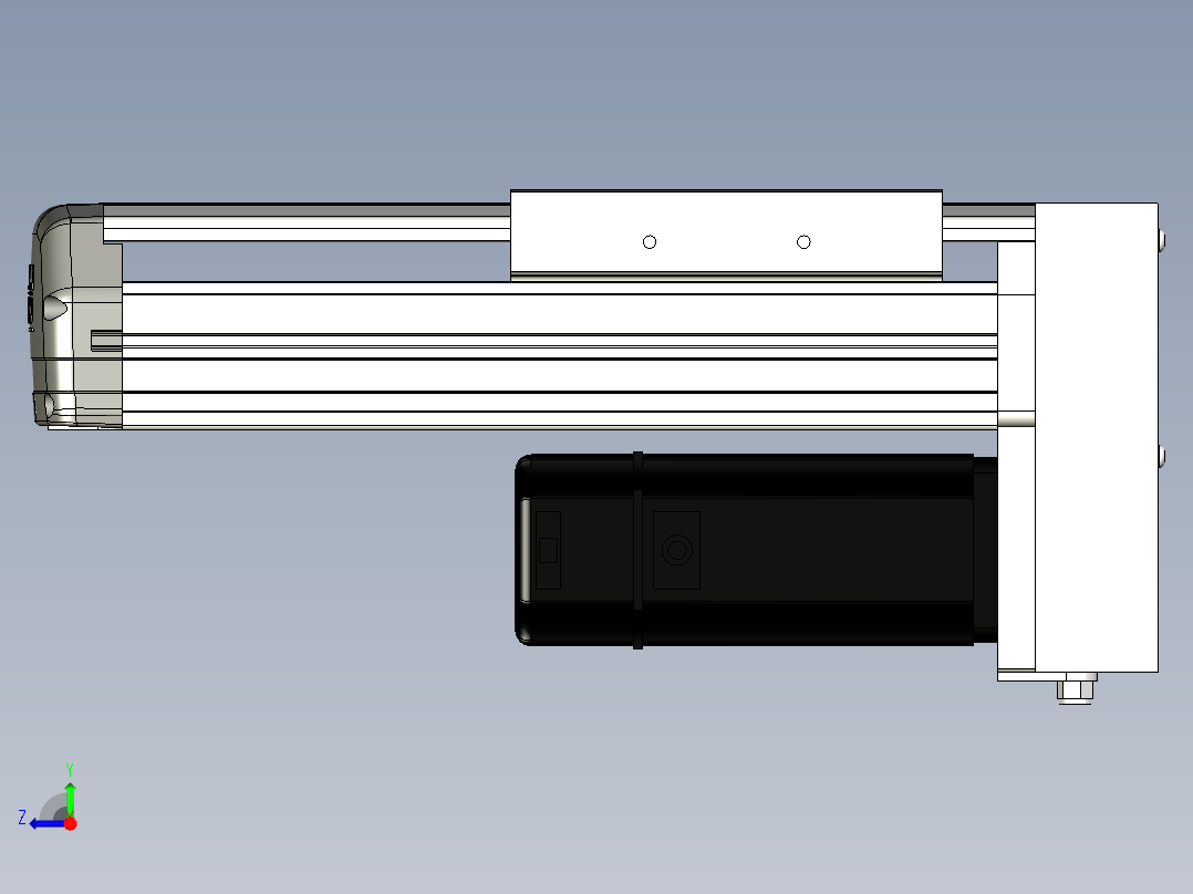Toyo东佑达直线模组-ETH14-100-BM-400W+煞車右视图