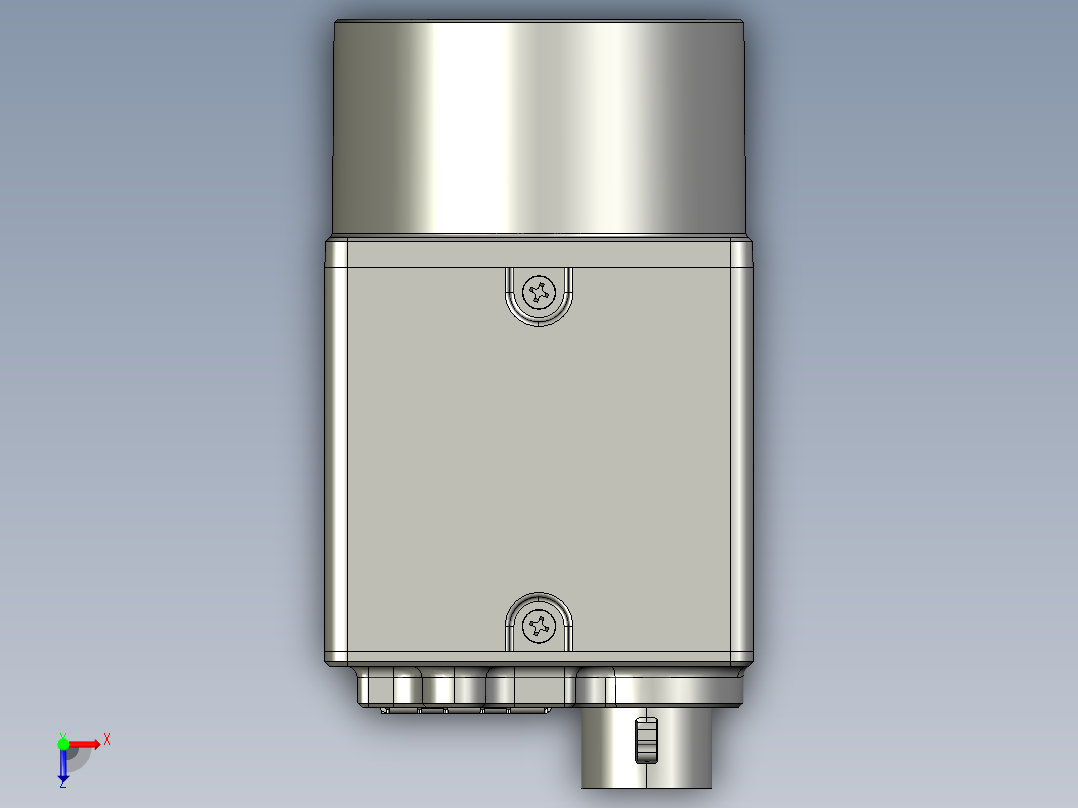 大恒相机镜头Daheng_ME2C-G(-P)_3D_Drawing多系列图纸俯视图