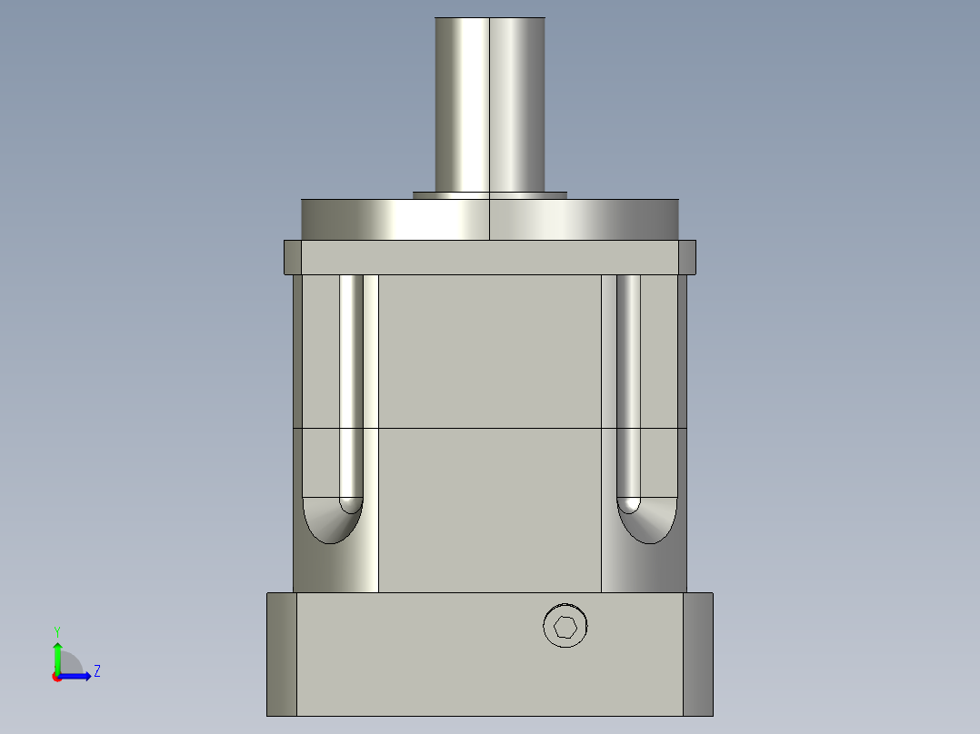 斜齿PGH115-L1 19-110-145-M8 输出32-110-145.STEP左视图