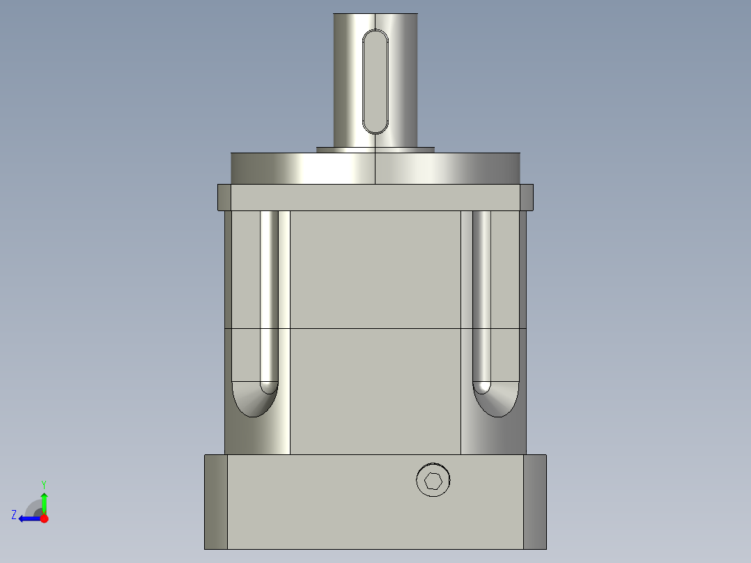 斜齿PGH115-L1 19-110-145-M8 输出32-110-145.STEP右视图