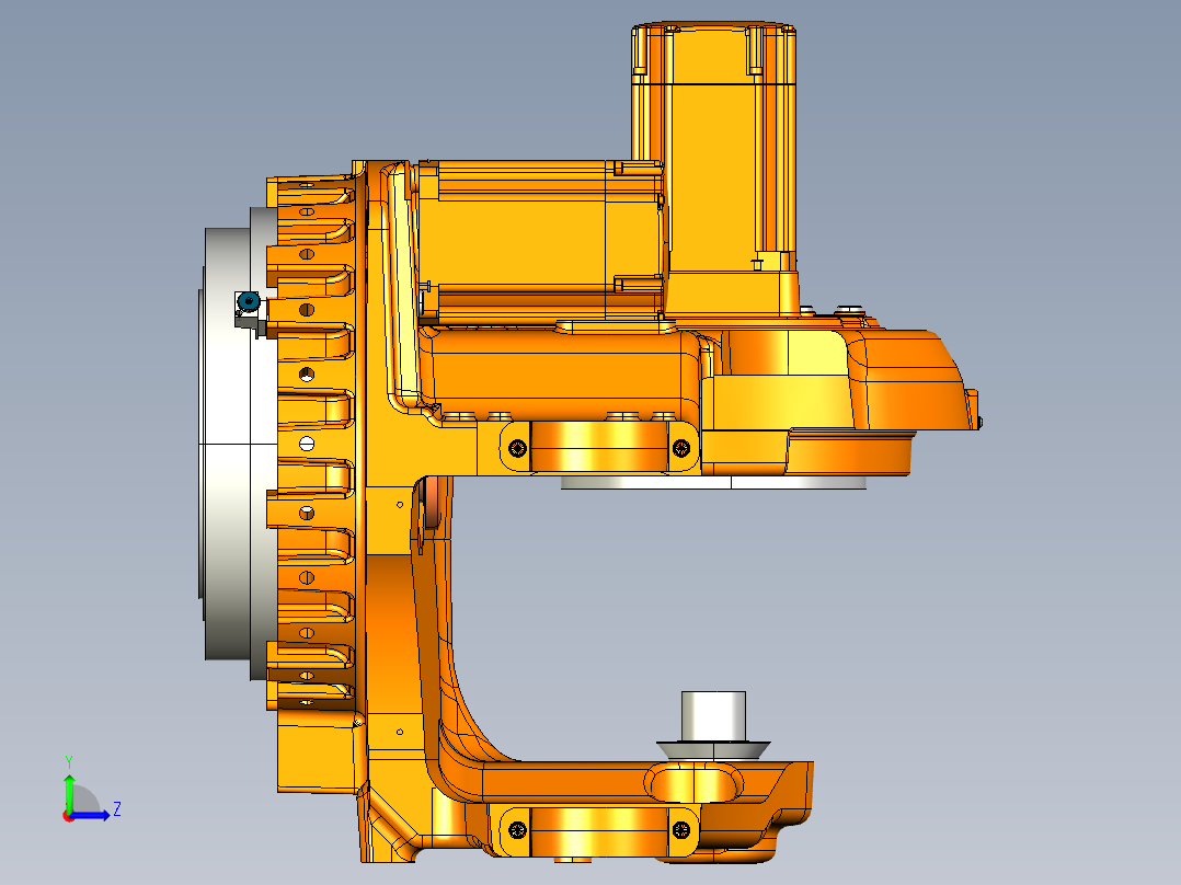 ABB全系列机器人3-3D模型 (79)左视图