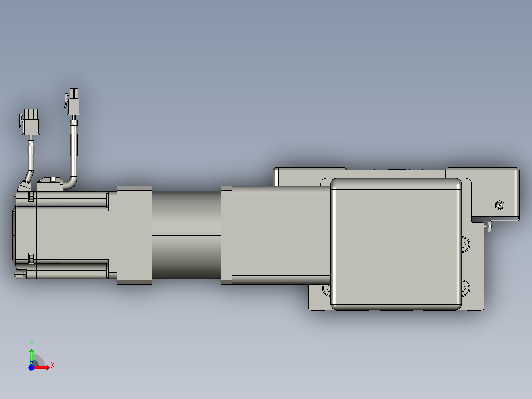 威洛博直线电机模组EB16-L208-S350-R-ZP75-MS3-5K前视图