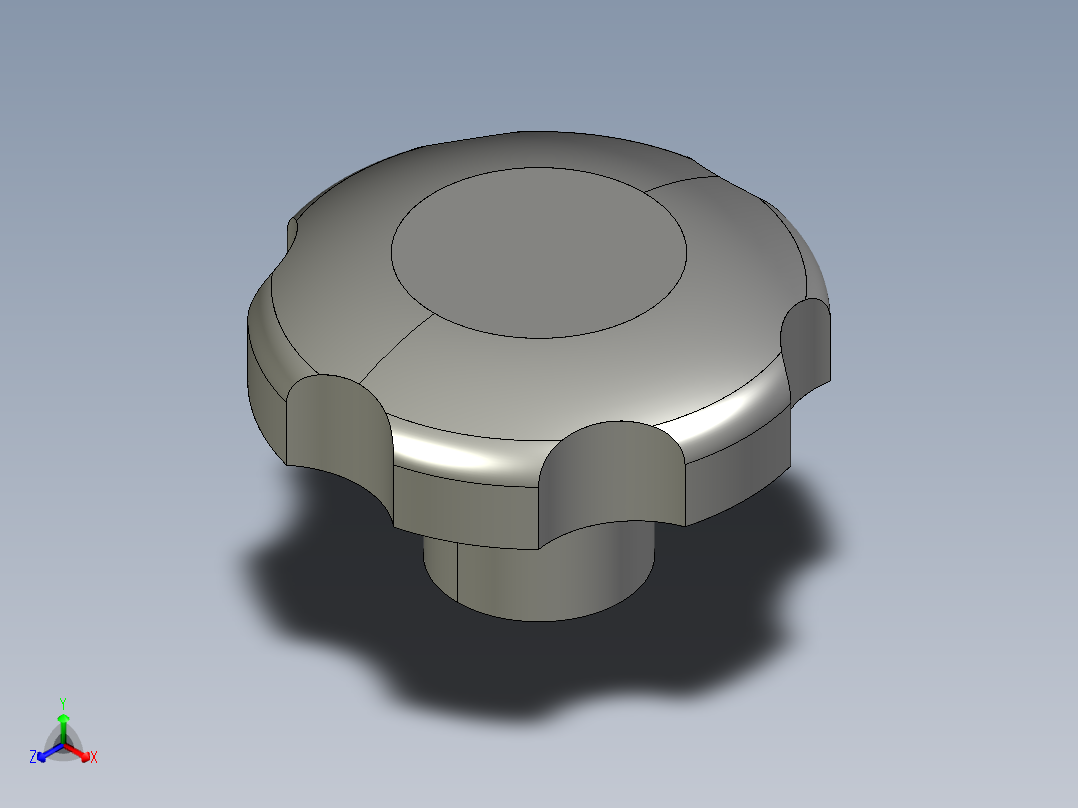 星型把手(不銹鋼)HK-SUS-3D多系列多零件图纸模型