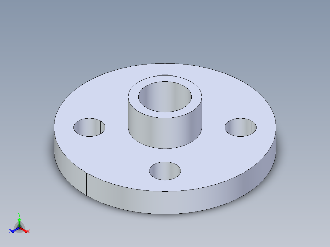 聚氯乙烯配件23-Sch80_Flange One-Piece_SOC_851-005_0.5in