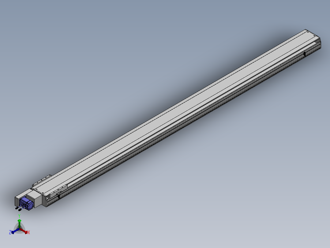 精密模组MT220-L150-3200-L-M75-C4正等轴测图