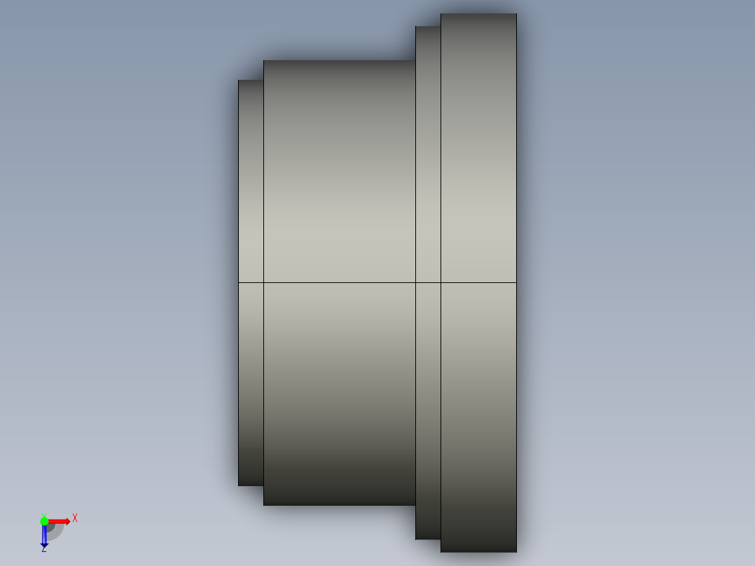 油箱塞頭TCE-3D多系列多零件图纸模型俯视图